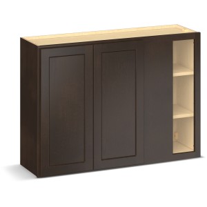 RELIABILT Parkstone II Blind Wall Cabinet, Espresso Stained, 42" W, 2 Doors, Fully Assembled - 641414 | Lowe's Pro Supply